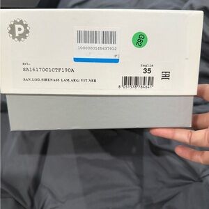 Proenza Schouler Blue and Brown Leather Shoe